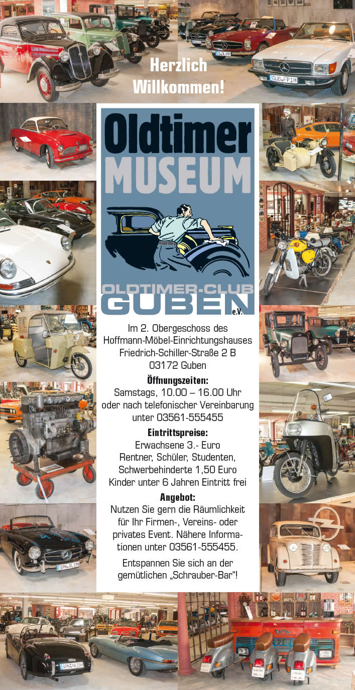 Oldtimermuseum des Oldtimer-Club Guben e.V.