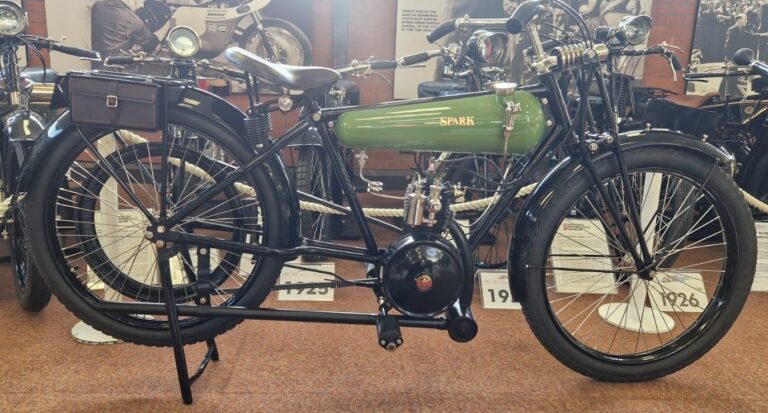 The National Motorcycle Museum Welcomes 1921 Spark 269cc to Its Collection