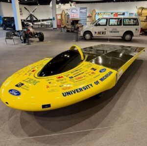 Crawford Auto-Aviation Museum’s “Off the Rack” Exhibit Features Solar Powered Car