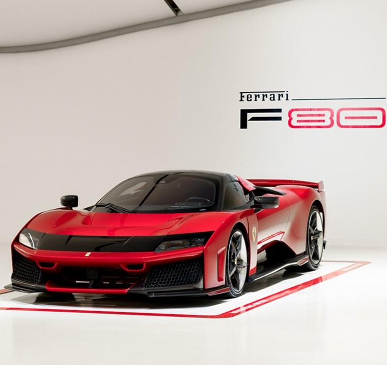 Ferrari F80 Finally Rolls in the Enzo Ferrari Museum