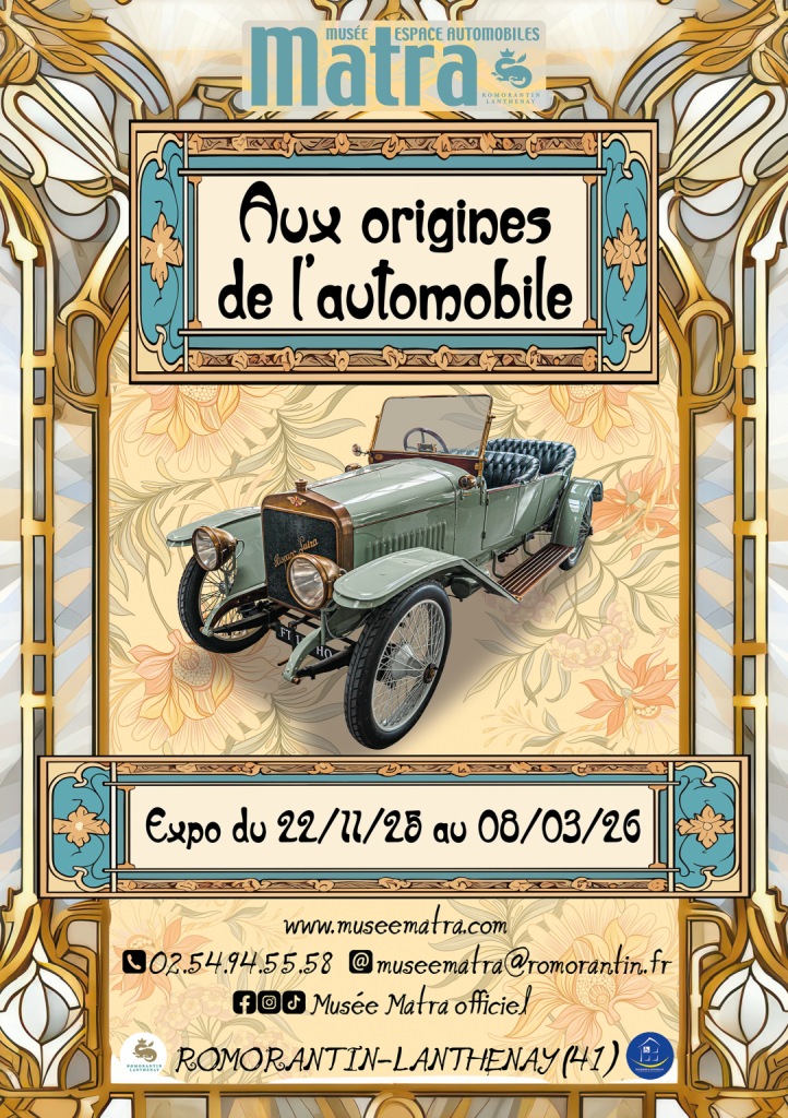 Matra Museum Prepares New Exhibition: “The Origins of the Automobile”
