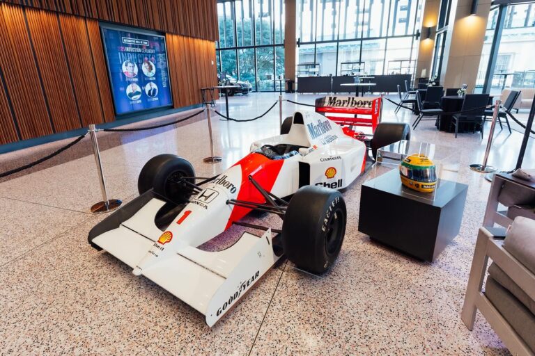 Ayrton Senna Is Inducted Into the Automotive Hall of Fame