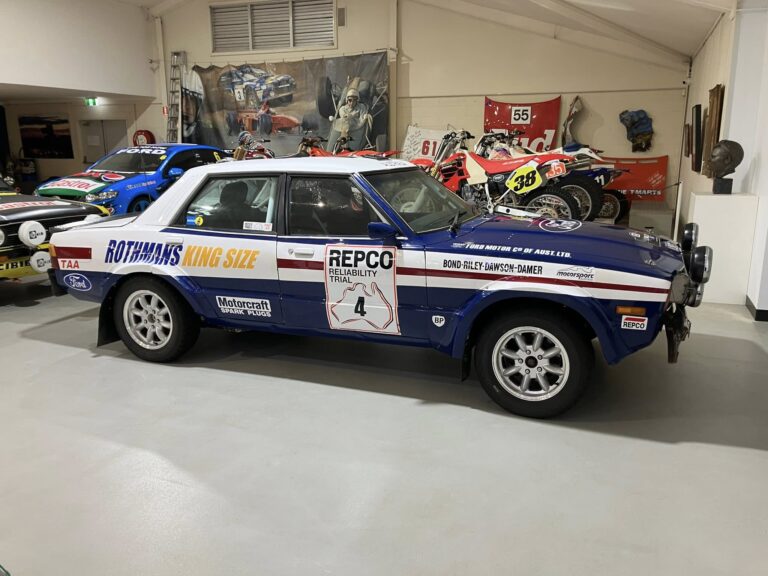 Ford Cortina Driven by Colin Bond on Display at National Motor Racing Museum