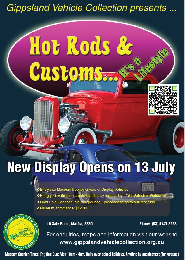 Gippsland Vehicle Collection To Launch New Display on 13 July