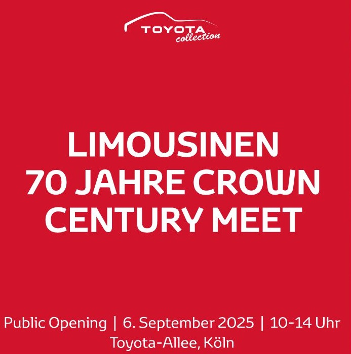 Toyota Collection To Hold an Open Day on 6 September