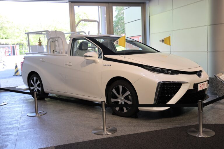 Toyota Mirai-Based Popemobile Now on Display at Toyota Automobile Museum 