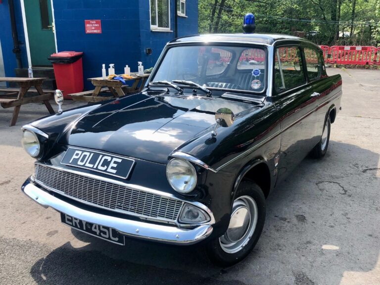 Great British Car Journey Showcases 1965 Ford Anglia Police Car
