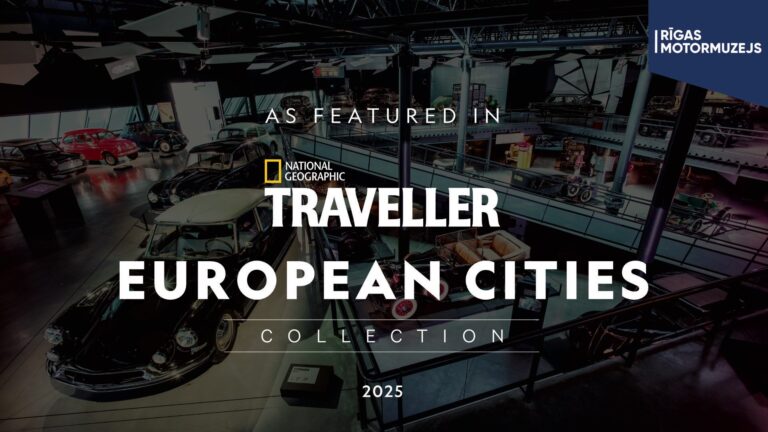 Riga Motor Museum to Represent Latvia in National Geographic’s European Cities Collection 2025