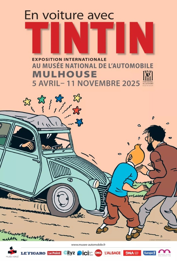 Tintin’s Life-Size Cars Currently on Display at The National Automobile Museum
