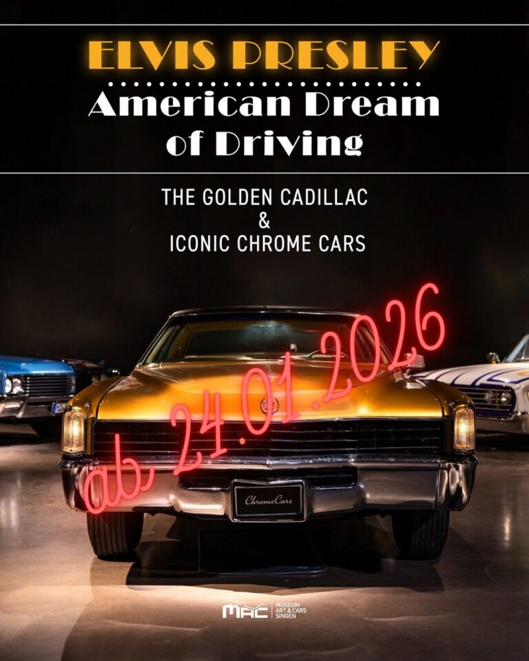 MAC Museum Art & Cars Presents ‘Elvis Presley – American Dream of Driving’