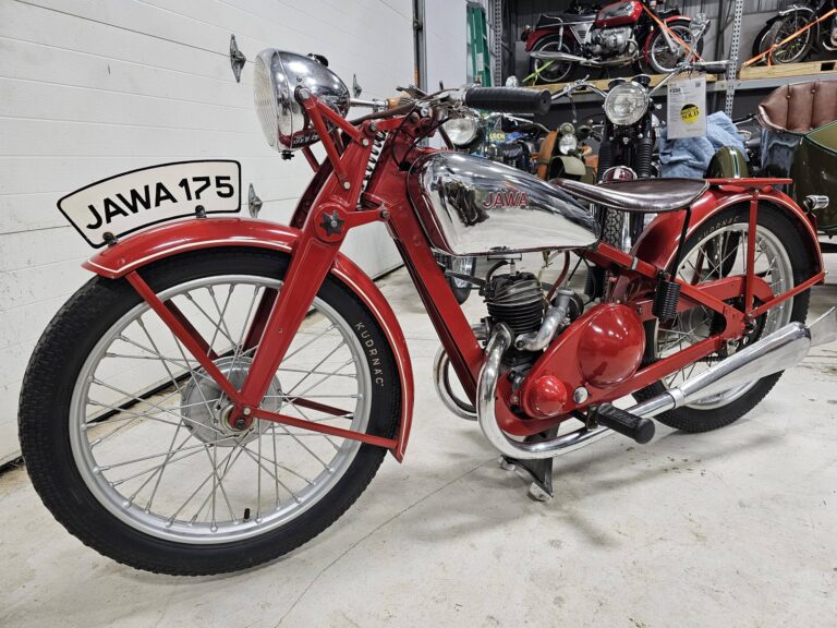 1937 Jawa Special 175cc Enriches the Collestion of St. Charles Motorcycle Museum