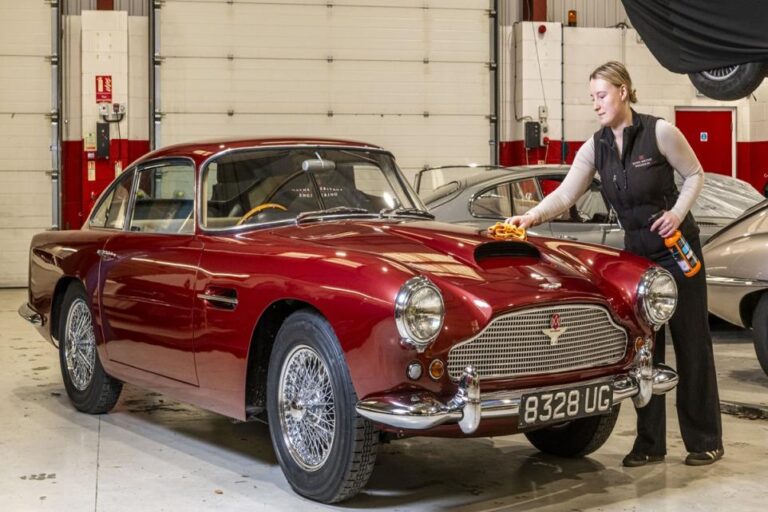 Restored Aston Martin DB4 Is Now On Display At Haynes Motor Museum