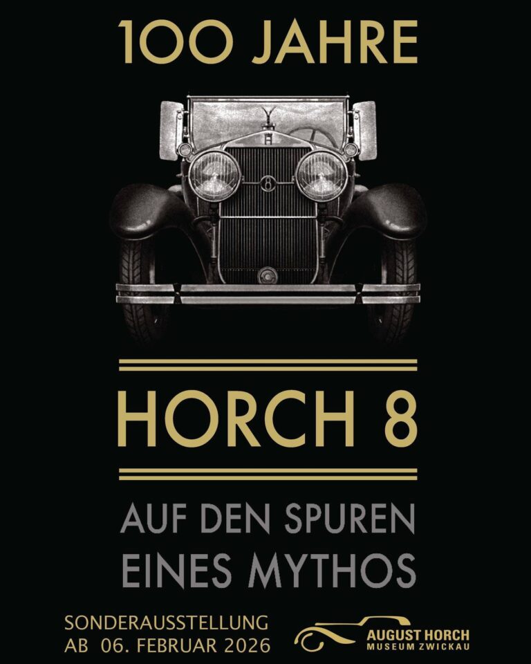 Special Exhibition: “100 Years Of The Horch 8: In The Footsteps of a Myth” Opens At The August Horch Museum