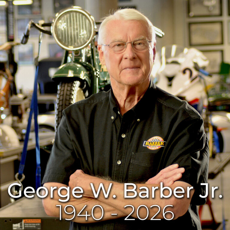 Barber Vintage Motorsports Museum Mourns the Death of George Barber