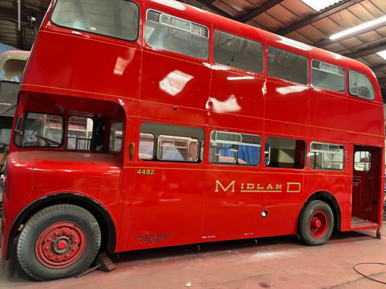 Transport Museum Wythall’s Midland Red D7 Approaches End of Restoration