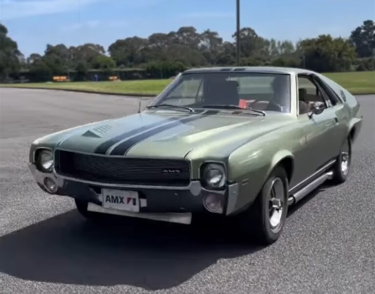 1968 AMC AMX Rolls in Southwards Car Museum