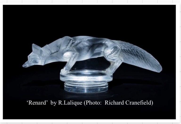 Historic Lalique Car Mascot Exhibition Verre et Vitesse – Glass and Speed To Open At The Bugatti Trust Museum And Study Centre