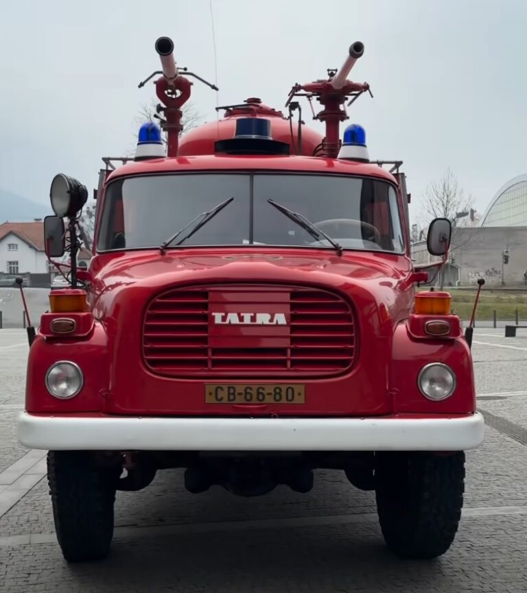 Museum of Nový Jičín Adds Tatra T148 Fire Engine to Its Collection