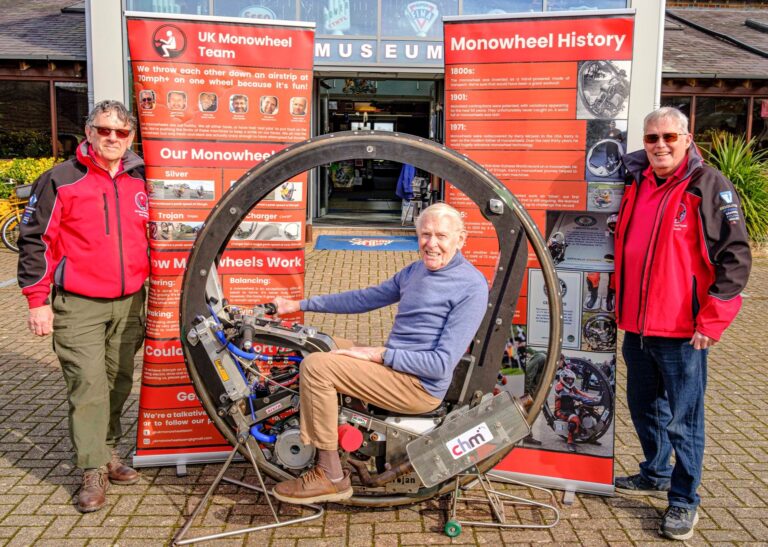 World’s Fastest Monowheel Arrives at Sammy Miller Motorcycle Museum