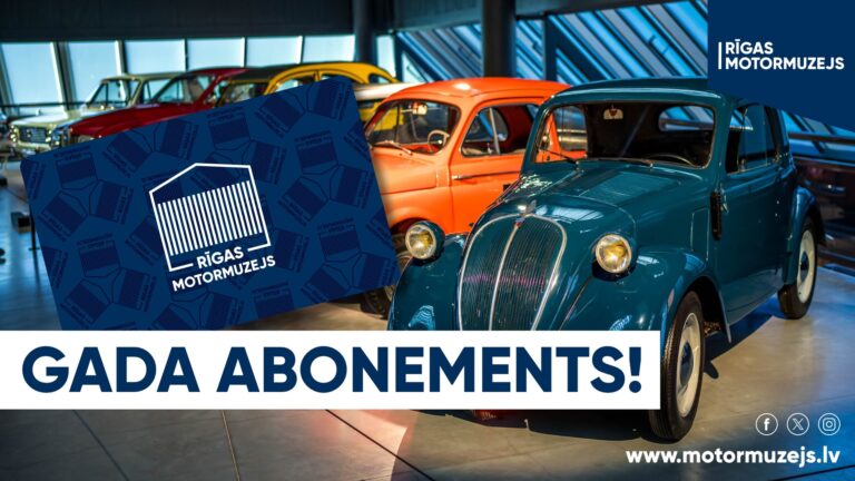 Bauska Motor Museum Introduces Annual Subscription