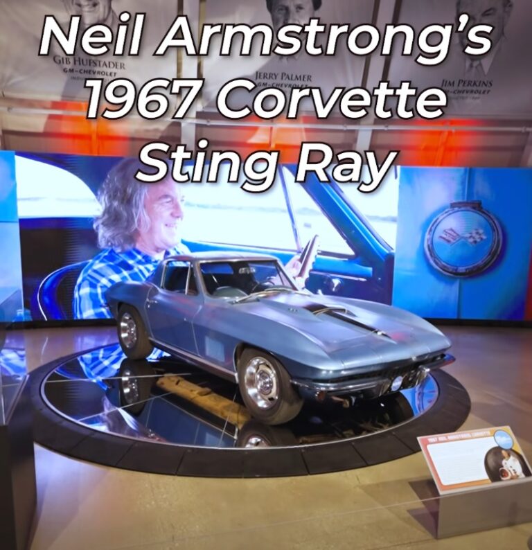 Neil Armstrong’s 1967 Sting Ray Now on Display at the National Corvette Museum