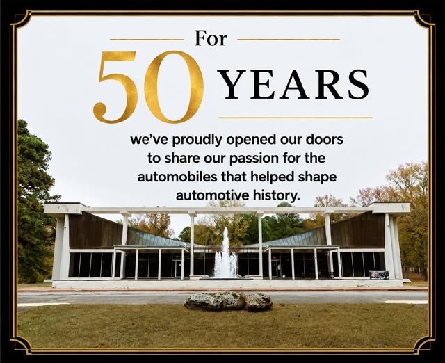 Museum of Automobiles – Petit Jean Celebrates 50th Anniversary