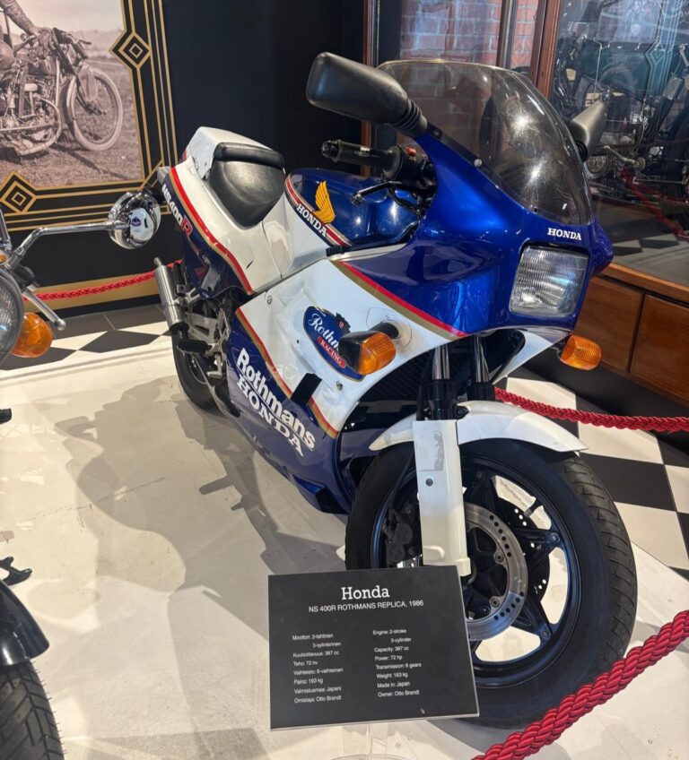 Finnish Motorcycle Museum Displays Rare Honda NS 400R