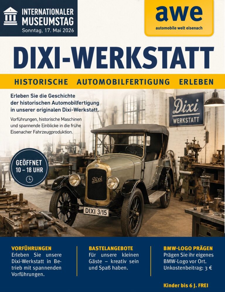Historic Dixi Workshop at Automobile World Eisenach to Open for Visitors