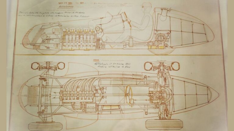Museo Fratelli Cozzi Receives Original Alfa Romeo 159 Drawing