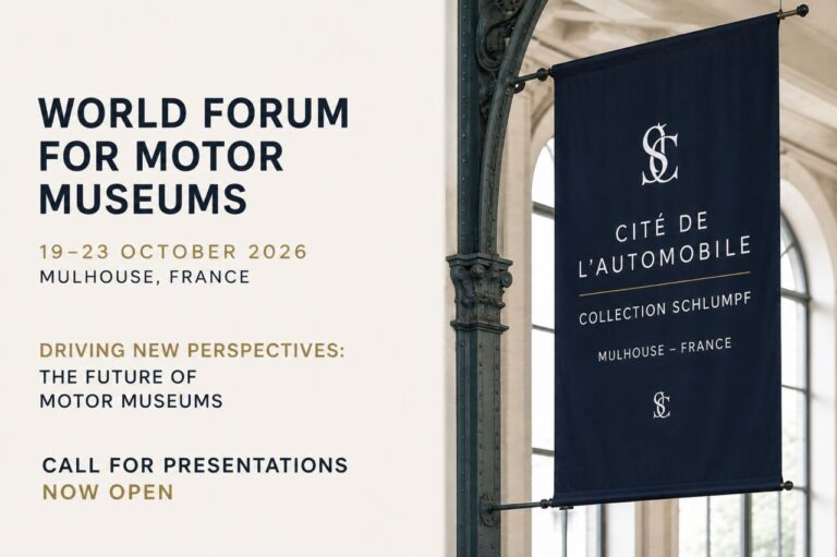 World Forum for Motor Museums 2026: Call For Speakers