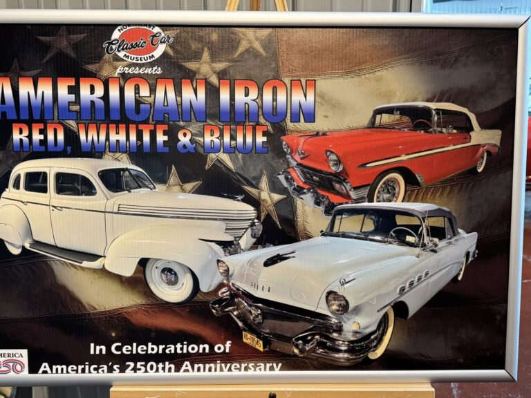 “American Iron: Red, White & Blue” Exhibit Opens At Northeast Classic Car Museum