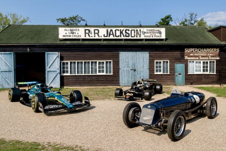 Britain’s Grand Prix Story exhibition opens in the historic Jackson Shed at Brooklands