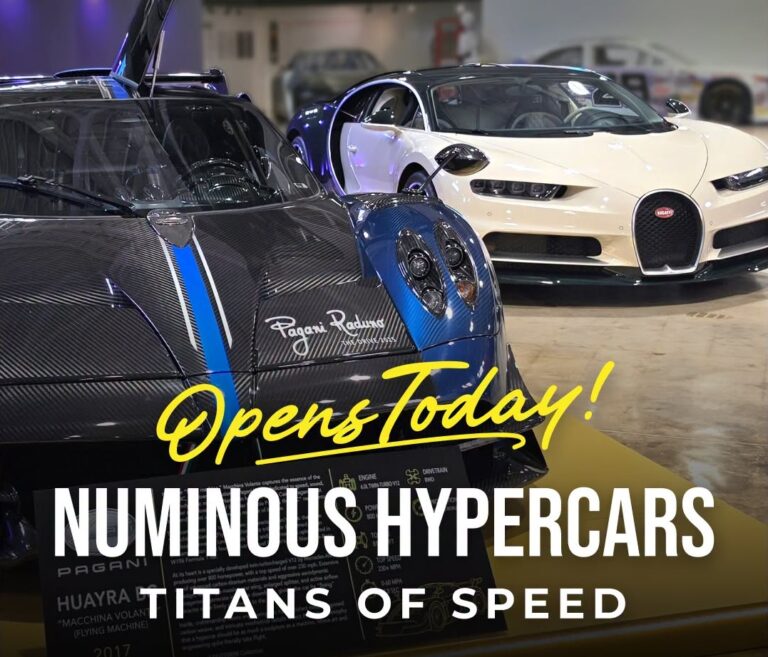 San Diego Automotive Museum Opens New Exhibit “Numinous Hypercars Titans of Speed”