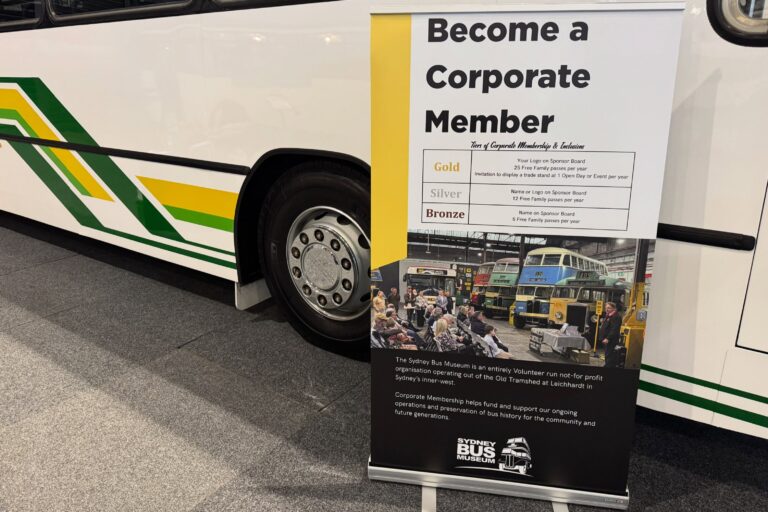 Corporate Membership Now Available at Sydney Bus Museum