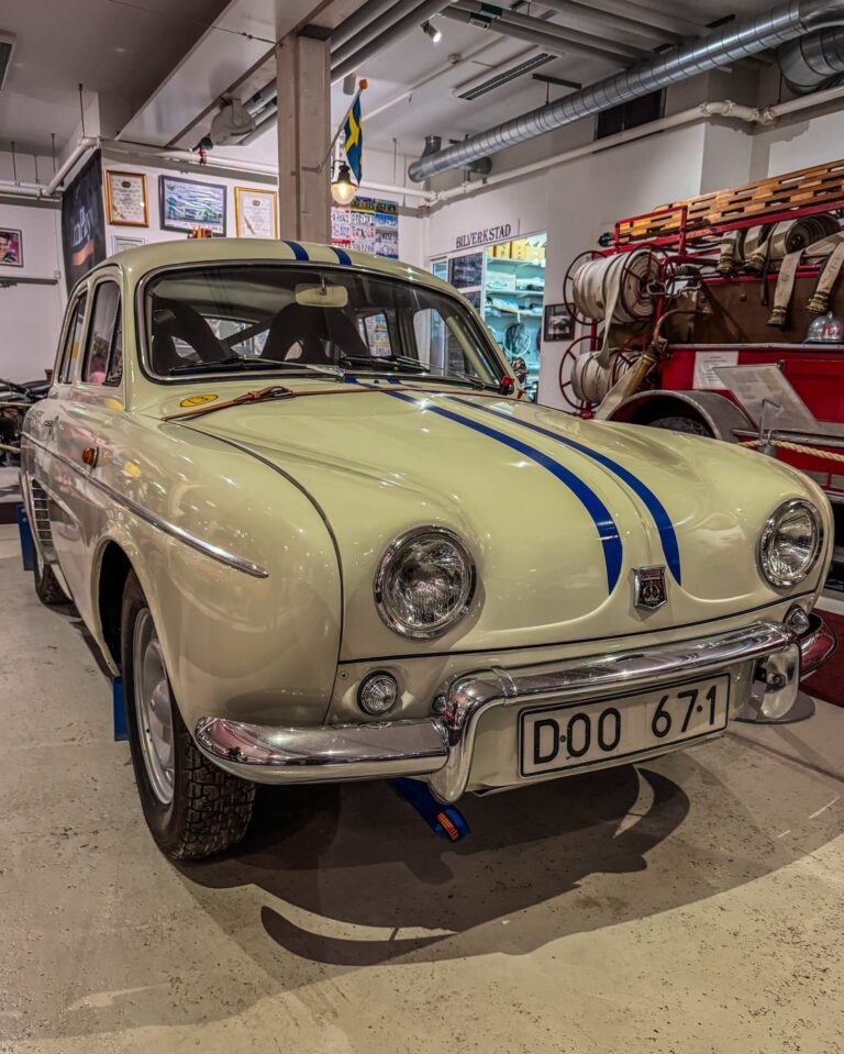 Motala Motormuseum Welcomes Renault 1961 Dauphine Rally Car