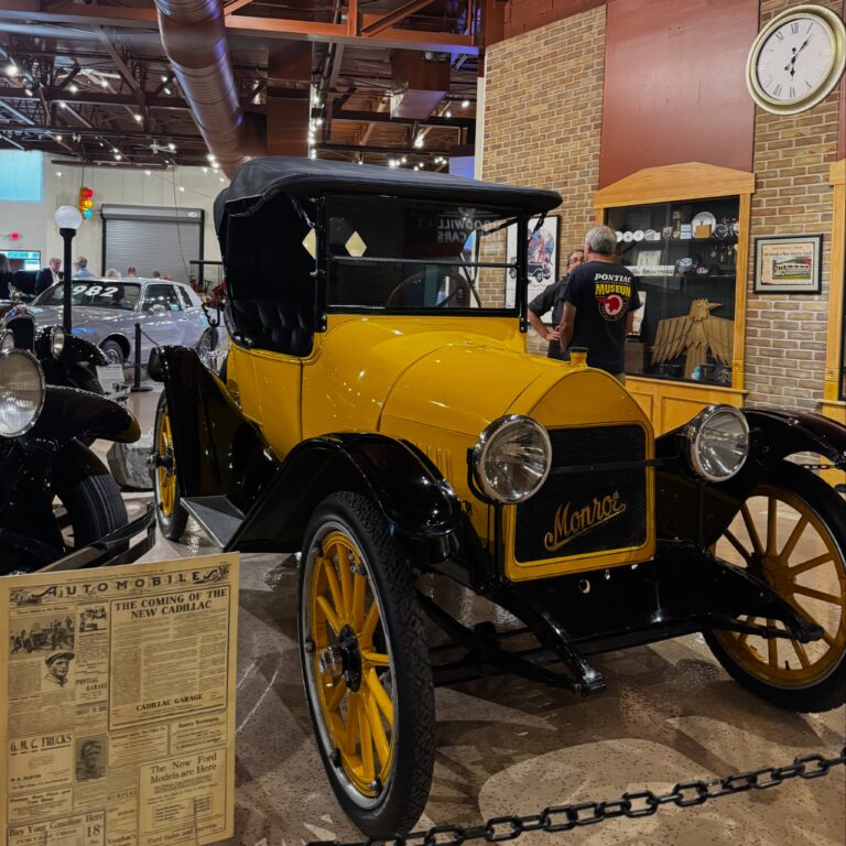 Pontiac Transportation Museum Welcomes Rare 1917 Monroe Touring Car