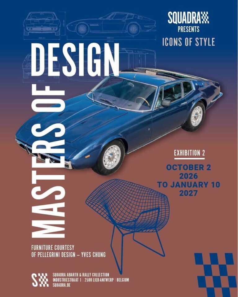 SQUADRA Previews New Exhibition “Masters of Design – Icons of Style”