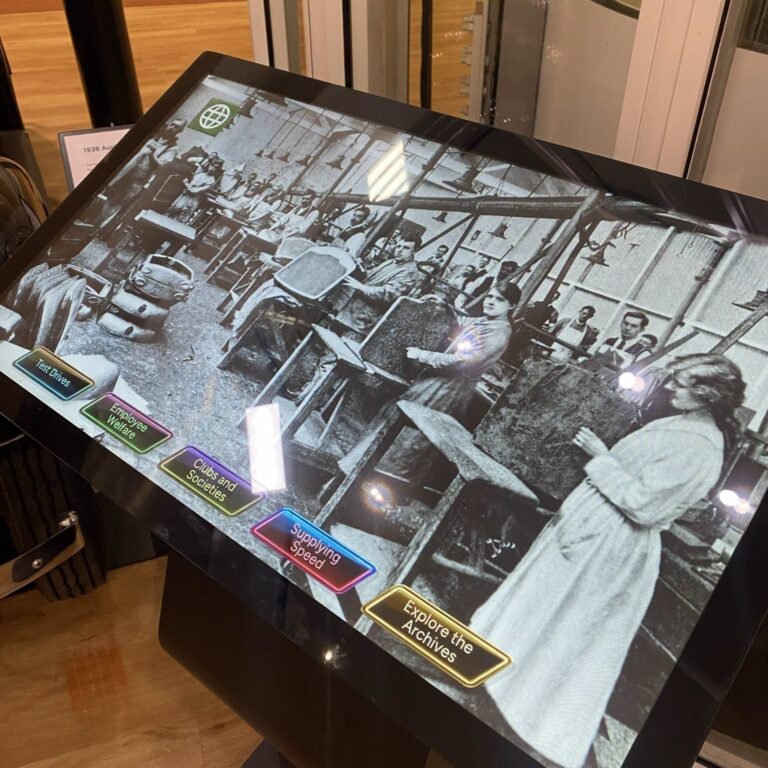 British Motor Museum Adds New Touchscreen Kiosk