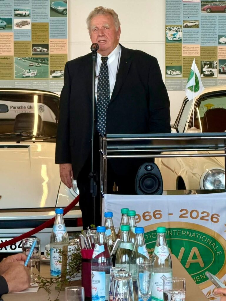 Konrad Auwärter Inducted Into the FIVA Heritage Hall of Fame