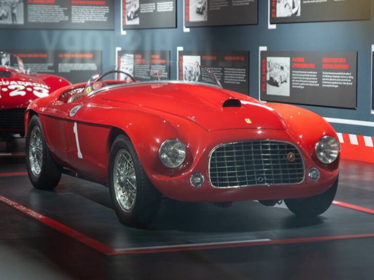Legendary Ferrari 166MM Currently on Display at Ferrari Museum in Maranello