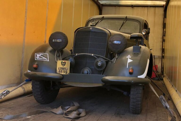 TWC Acquires 1939 Mercedes 170 Saloon, Kettenkrad Trailer