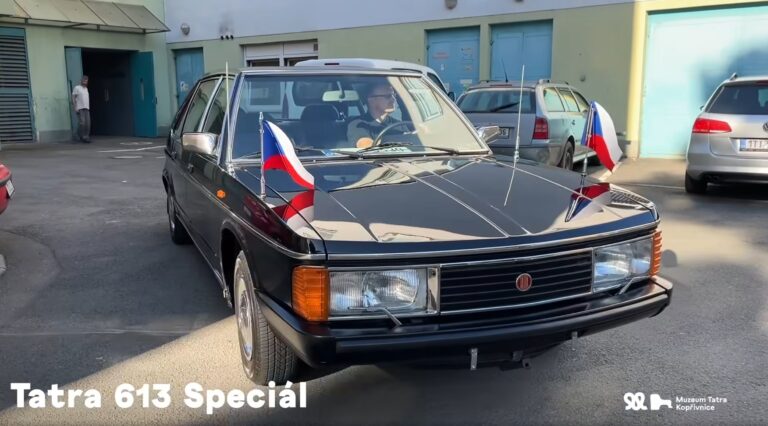 Tatra 613 Special Now on Display at Tatra Technical Museum