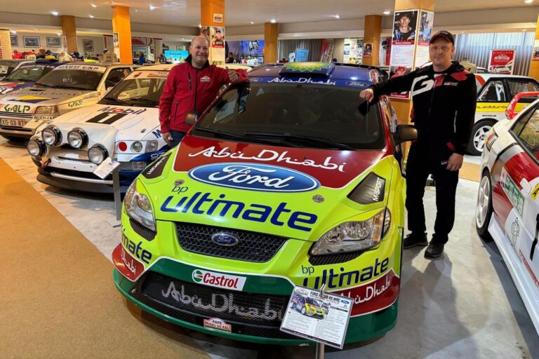 Mikko Hirvonen Pays Visit to Fafe Rally Museum