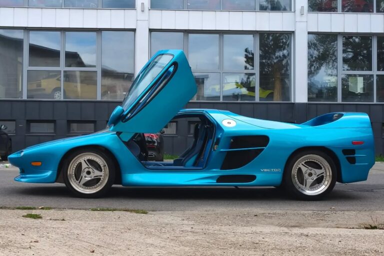 Rare Vector M12 Now on Display at Double Red Cars Museum