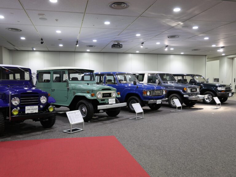 Special Exhibition of Five Land Cruiser Models At The Toyota Automobile Museum